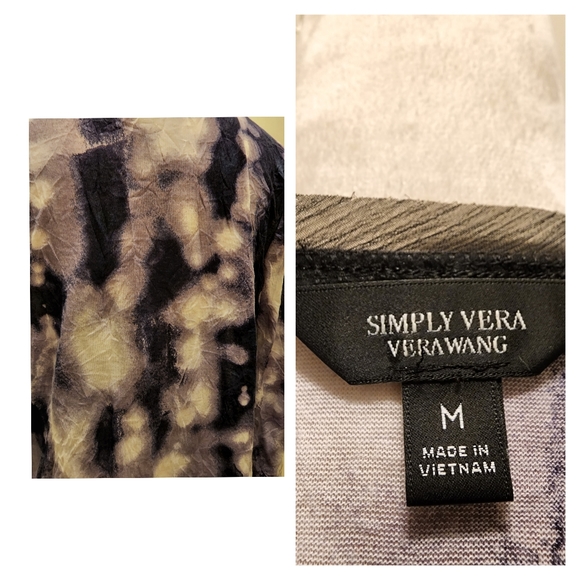 Vera Wang Blouse tee top - Picture 5 of 5